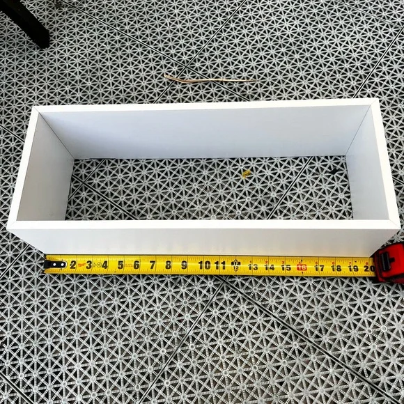 Modern White Wall Shelf - Picture 3 of 11